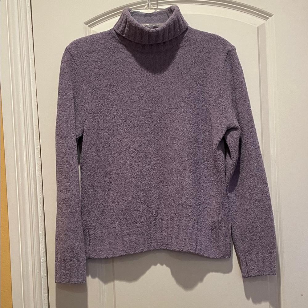 Cozy Lavender Purple Turtleneck Sweater